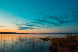 закат, озеро Линдозеро, Карелия