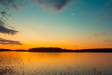 закат, озеро Линдозеро