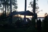 лагерь, озеро Вагатозеро.
