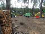 дрова заготовлены, лагерь разбит