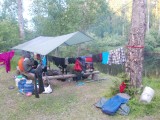 лагерь на реке Сяпся