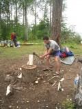 заготовка дров