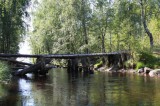 Деревянный мост, река Нурмис